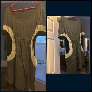 Delirious Gray Top with Black Label